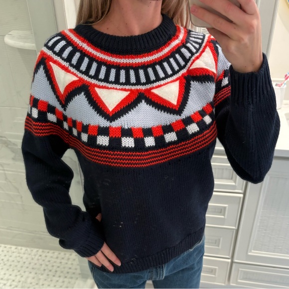 Tory Sport Sweater - navy, Red, and White - Picture 2 of 6
